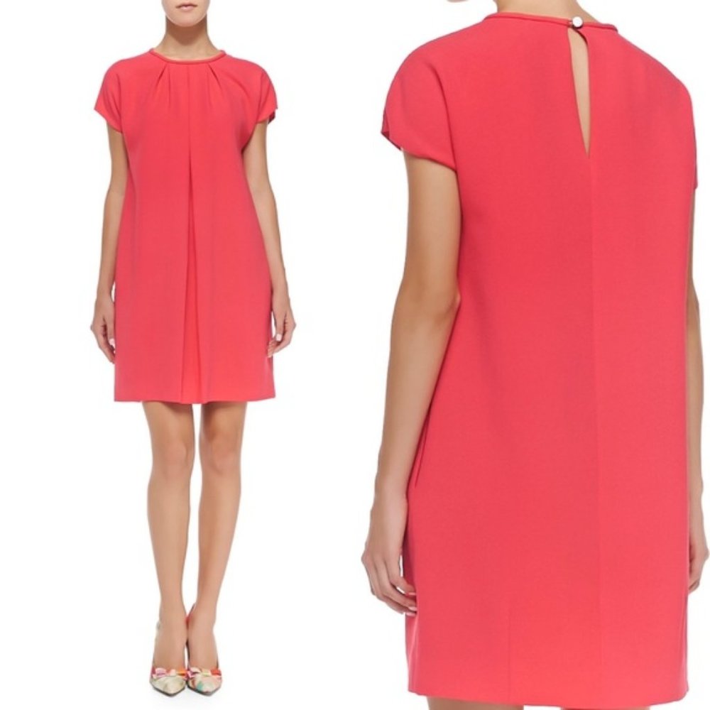 Kate Spade Cap Sleeve Shift Crepe Dress Size 6